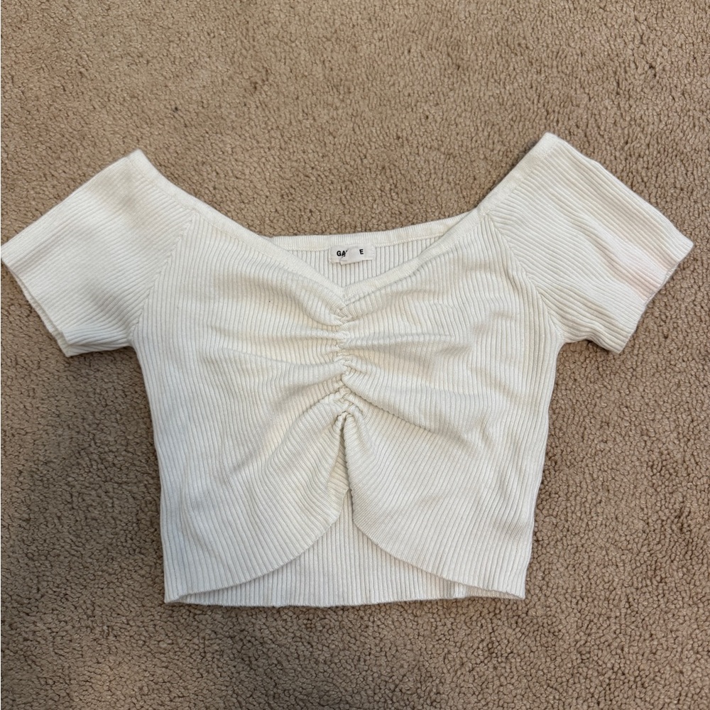garage crop top